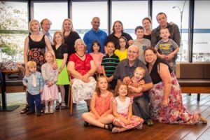 June with children and grandchildren