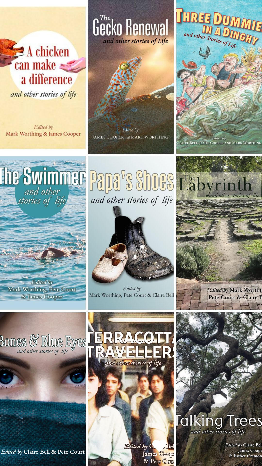 Nine Book Covers